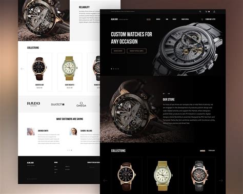 luxury watch websites|luxury watch website template.